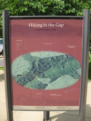Hiking in the Gap Sign